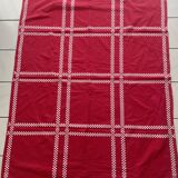Red checkered Basque tablecloth