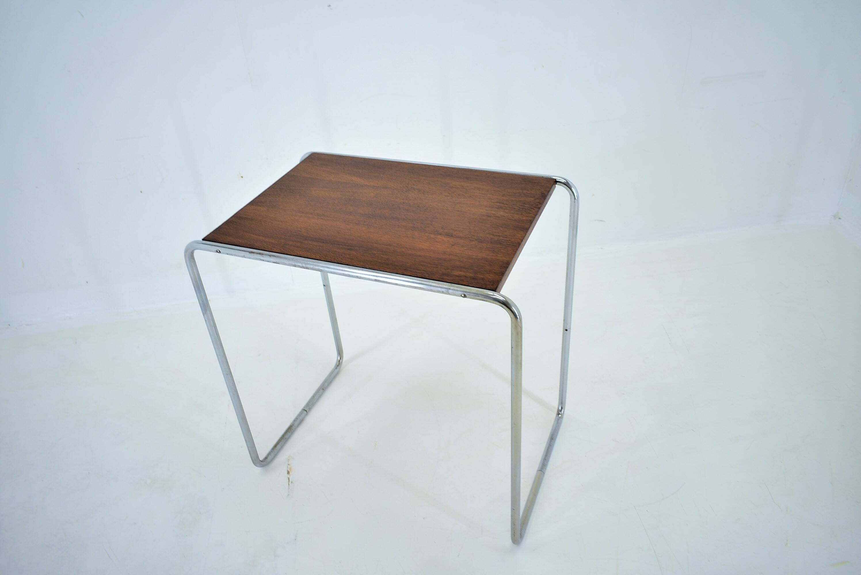 Table Bauhaus Chromée par Marcel Breuer pour Mucke Melder, 1930s