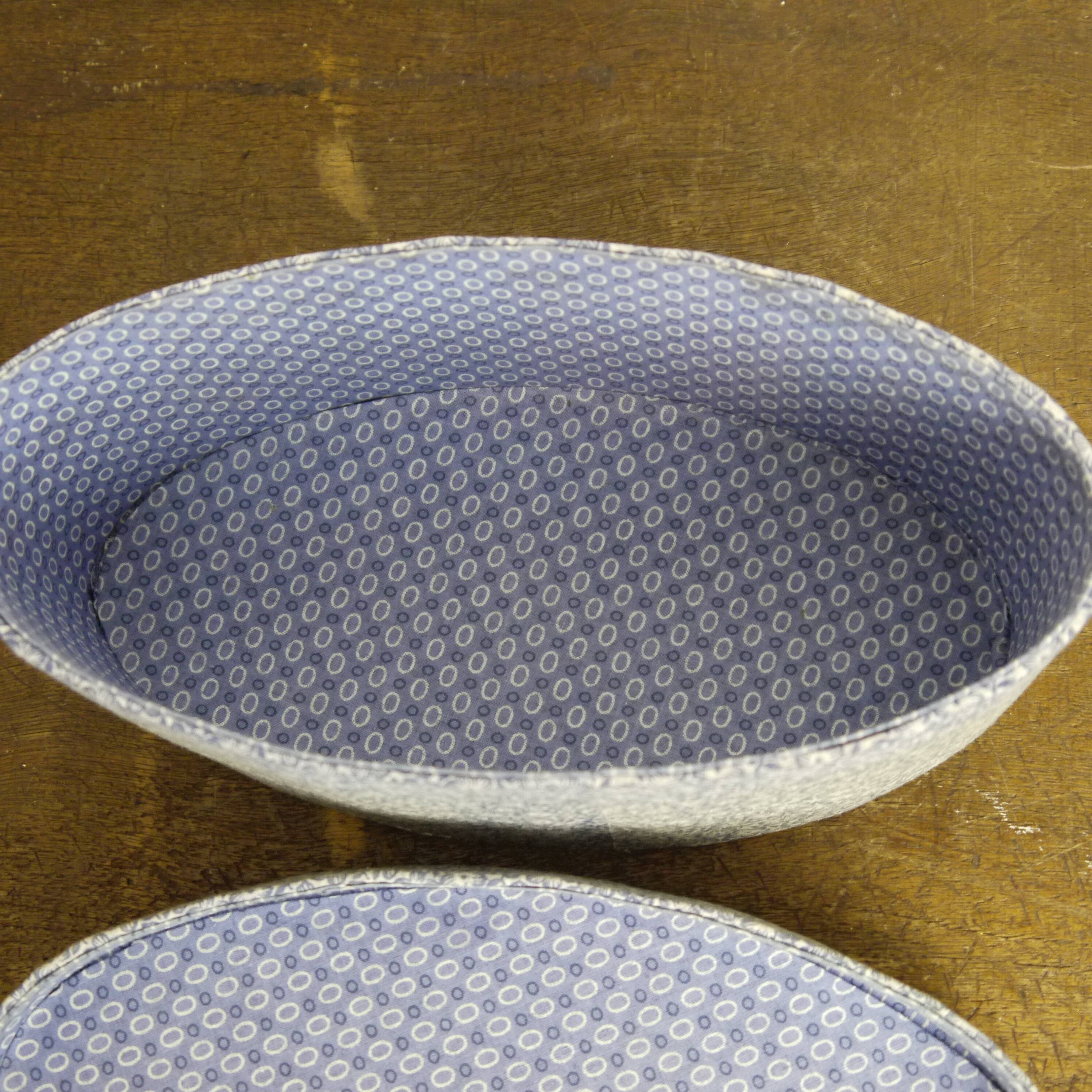 Blue cloth box
