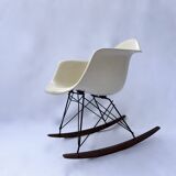 ROCKING CHAIR PARCHEMENT, EAMES, HERMAN MILLER 1970