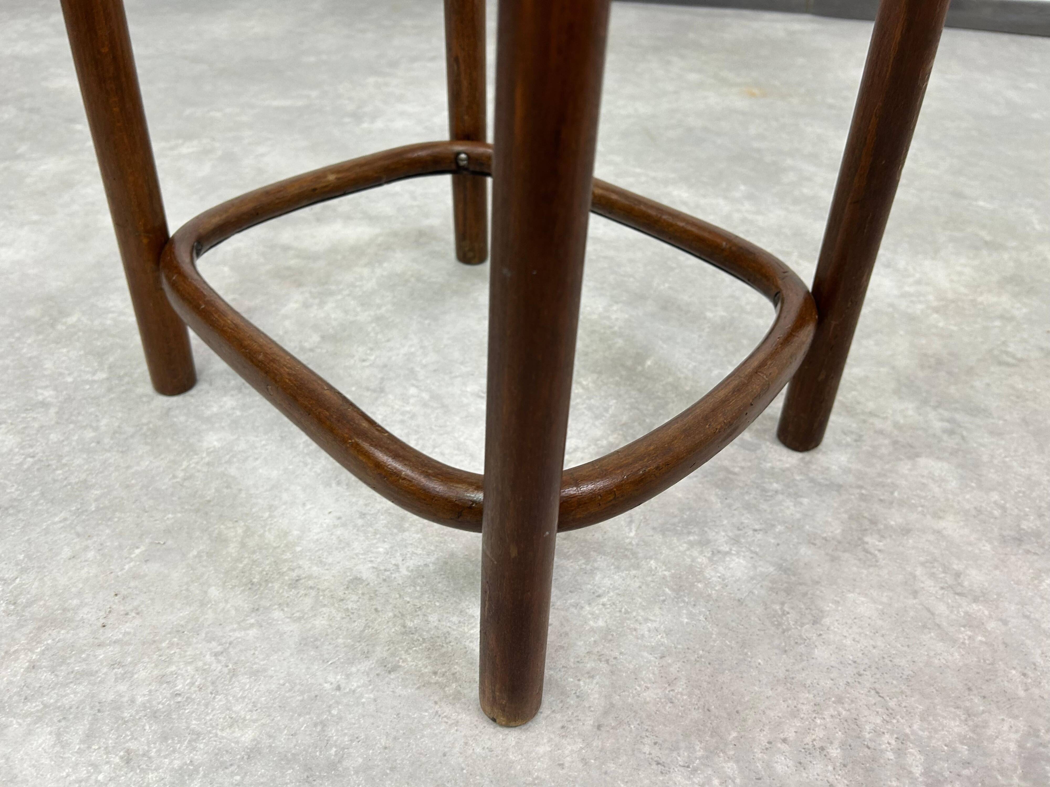 Secession stool no. 1009 attributed to Otto Wagner for J&J Kohn.