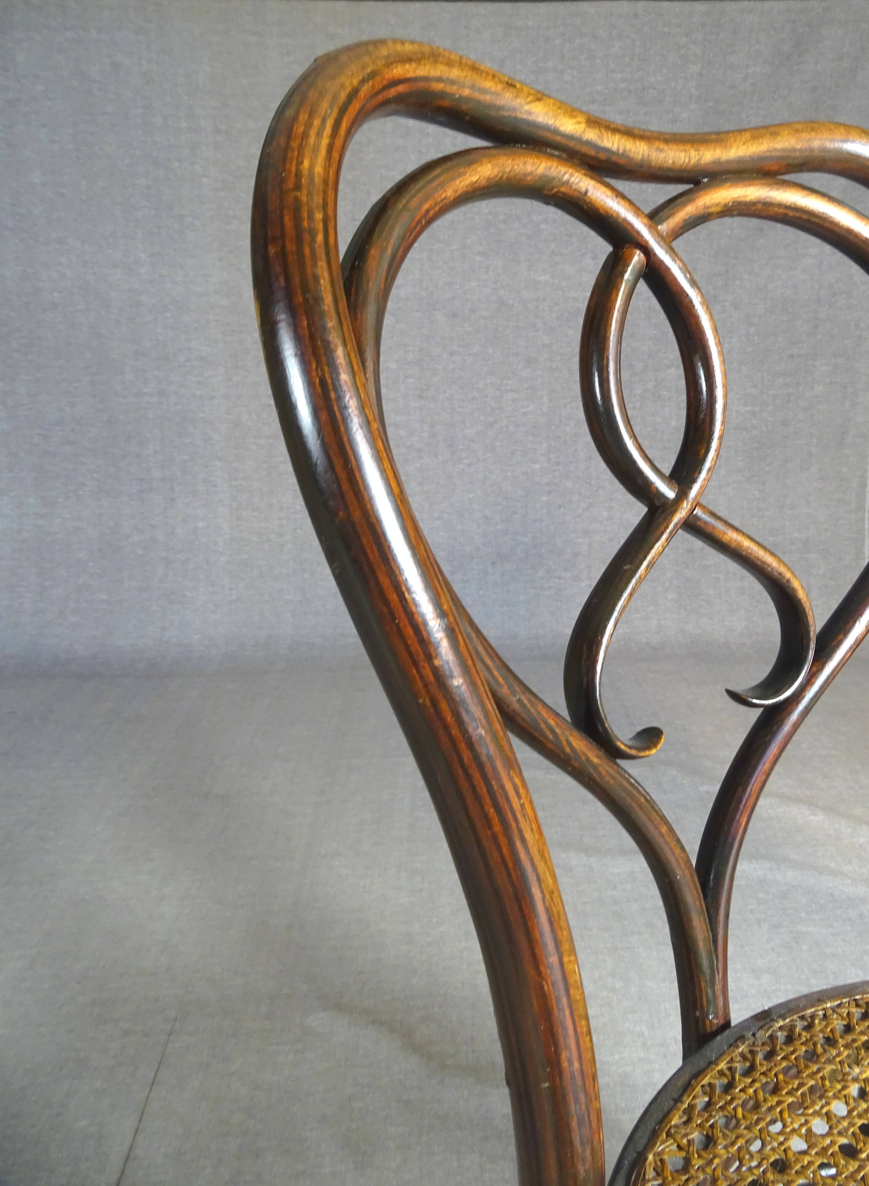 Set de six chaises Thonet N°561- Art nouveau - dining chairs , 1925