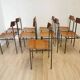 Vintage STOL Kamnik School Chair Minimalist Industrial Dining (1 of 30)