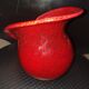 Vase coeur de rose en céramique par Fred et Andrée Stocker vers 1950
