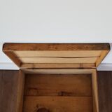 Advertising wooden box