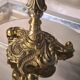 Rocaille style lamp, golden 38x15