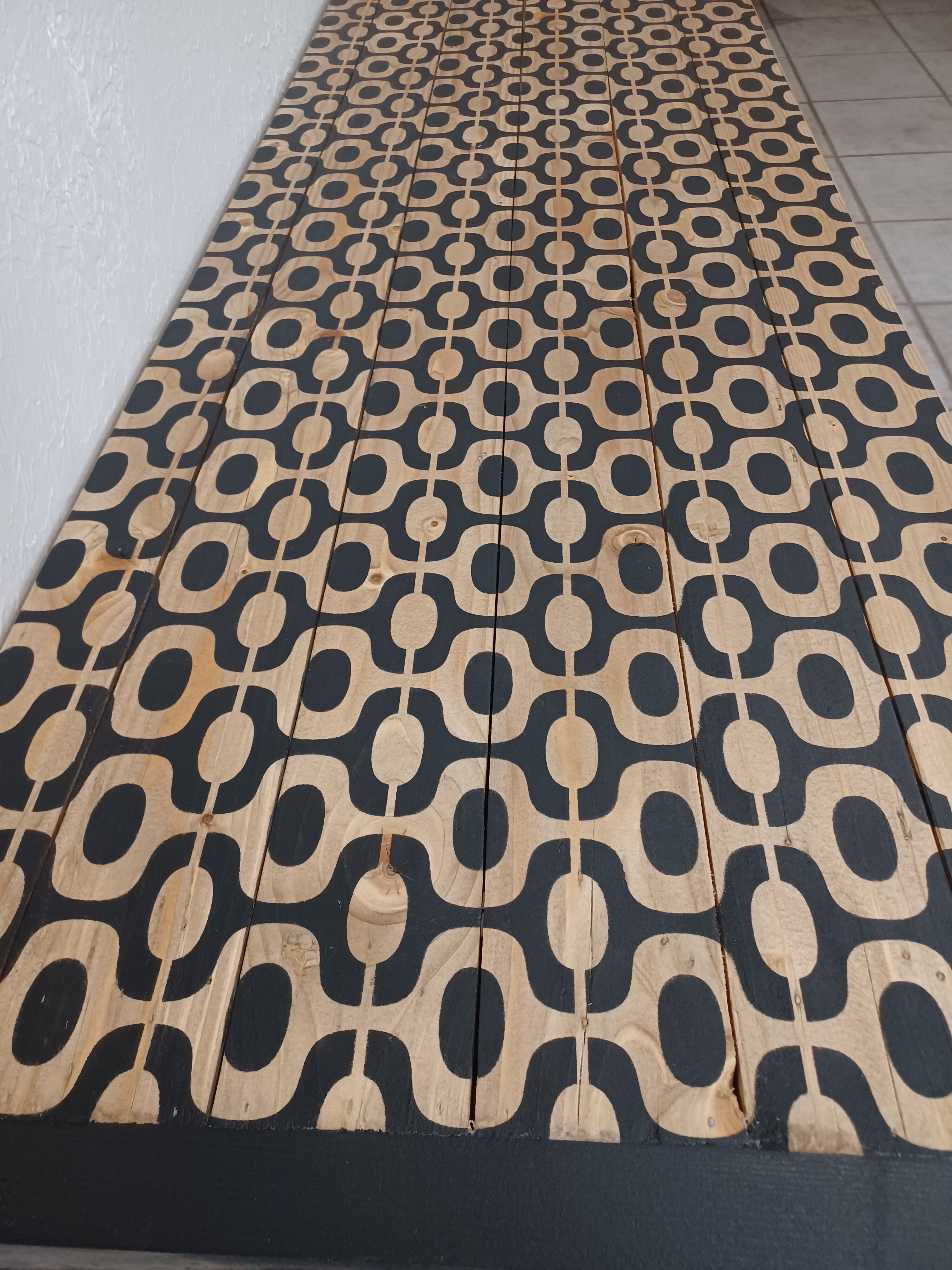 Industrial style TV stand