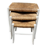 Vintage nesting stools