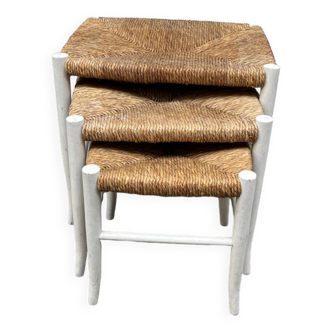 Vintage nesting stools
