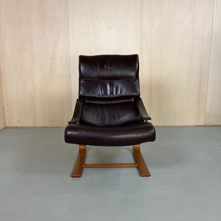 Armchair Leather by Nelo Sweden, 1970s