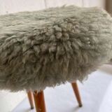 Tabouret moelleux vintage