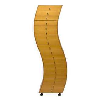 “Side 1” drawer unit CAPPELLINI Edition (1990) Shiro KURAMATA
