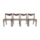 Set of 4 chairs by Arne Wahl Iversen for Glyngøre Stolefabrik 1960s
