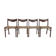 Set of 4 chairs by Arne Wahl Iversen for Glyngøre Stolefabrik 1960s