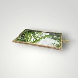 Antique Solid Brass Gilt Wall Mirror – 3.750 kg – Hollywood Regency