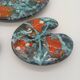 Bottle Coaster Painter's Palette Multicoloured Ceramic Pop