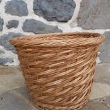 Round wicker basket XL