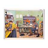 Poster "Shoemaker" educational grid 1965