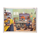 Poster "Shoemaker" educational grid 1965