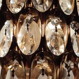 Par de apliques de cristales. Alemania, 1960s.