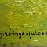 Hsp painting "path in the marshes" g. raingo pelouse (1893 / 1963)