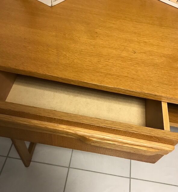 Scandinavian style wooden desk