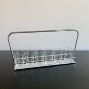 Set of 6 glasses,  1960s
