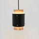 Copper lamp in the Trava style by Carl Thore, 1960s