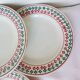 6 vintage flat plates from Céranord St Amand