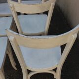 6 white Bistro chairs
