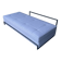 Day Bed by Eileen Gray in black metal and Kvadrat wool fabric for Classicon
