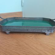 Plateau anglais Kirby Beard and Co et Royal Worcester 1911 Art Déco