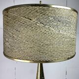 Large midcentury sputnik Stilnovo style brass table lamp, US 1950s
