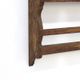 Antique Rustic Farmhouse Folk Art Kitchen Plate Rack / Schelves