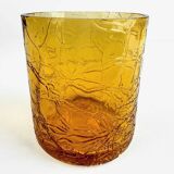 70s Blown Amber Whiskey Glasses
