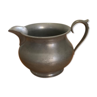 Old pewter pitcher