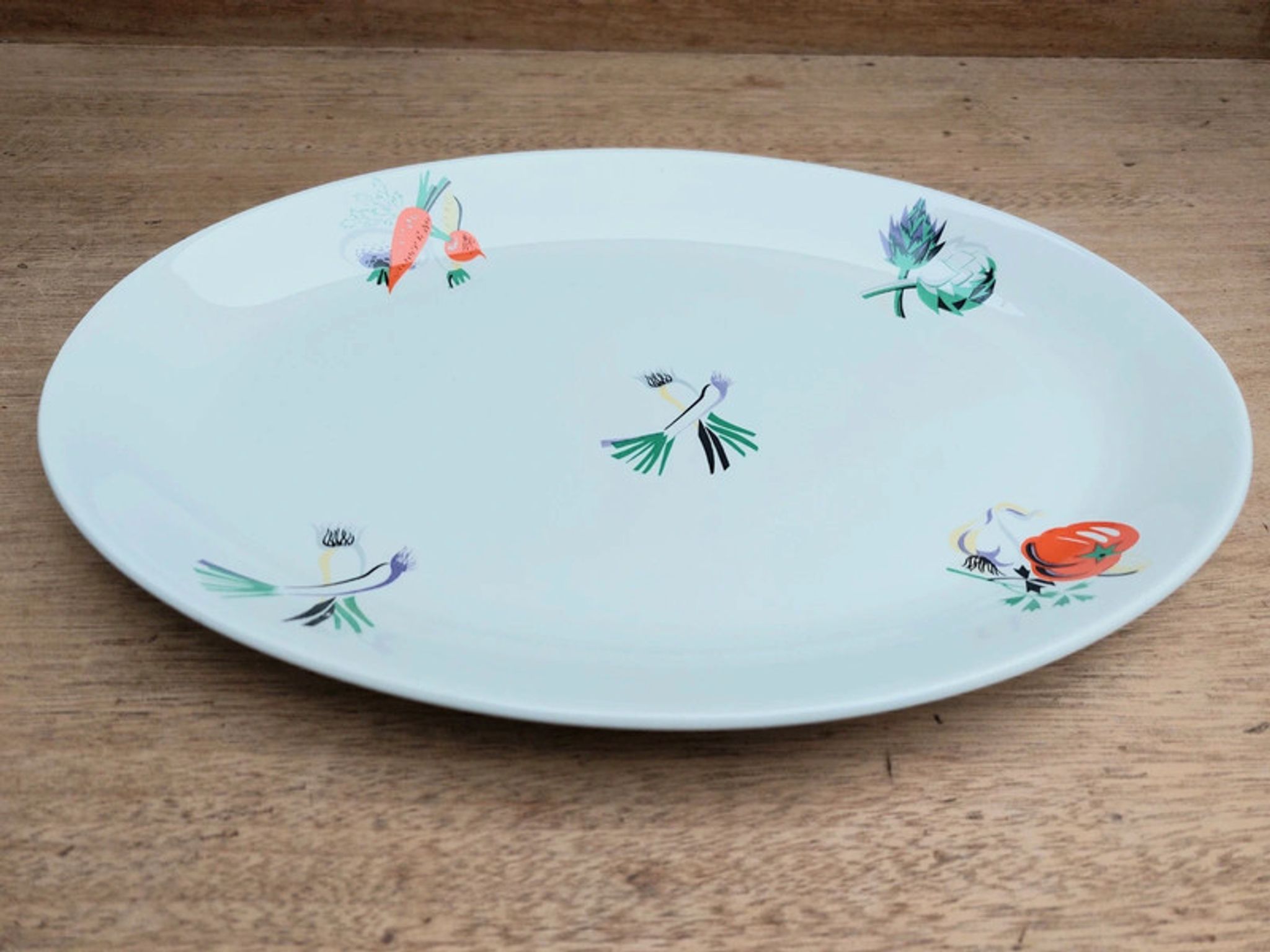 Lunéville Badonviller vegetable serving tray