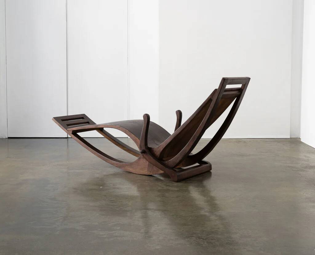 Modernist garden loungers
