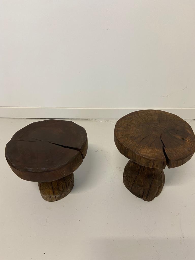 Brutalist mushroom stool