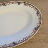 Set of two oval porcelain dishes