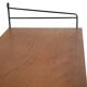 Original String shelving unit / Kajsa & Nisse Strinning / teak / mid-century modern design / black / 75x80x30cm