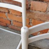 Ensemble de 3 chaises vintage stol kamnik en bois blanc : design scandinave des années 1970