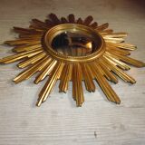 Golden witch sun mirror 70s / 58 cm