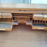 American desk with a "roll top" curtain