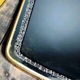 Grand miroir vintage, décoration rétro ancienne