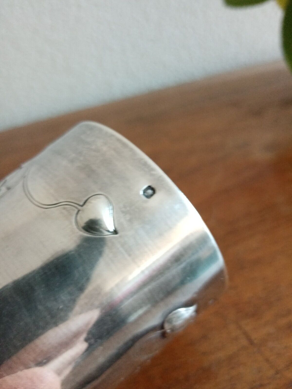 Timpani solid silver art nouveau hallmark minerva 100 gr