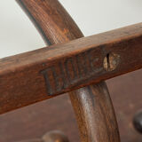 Porte manteau mural en bois Thonet