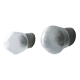 Industrial Porcelain and Glass Sconce, 1950s, Set of 2