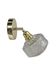 Gold tilting wall light