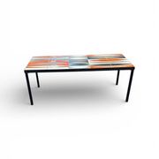 Table basse navettes de roger capron vallauris france années 1960